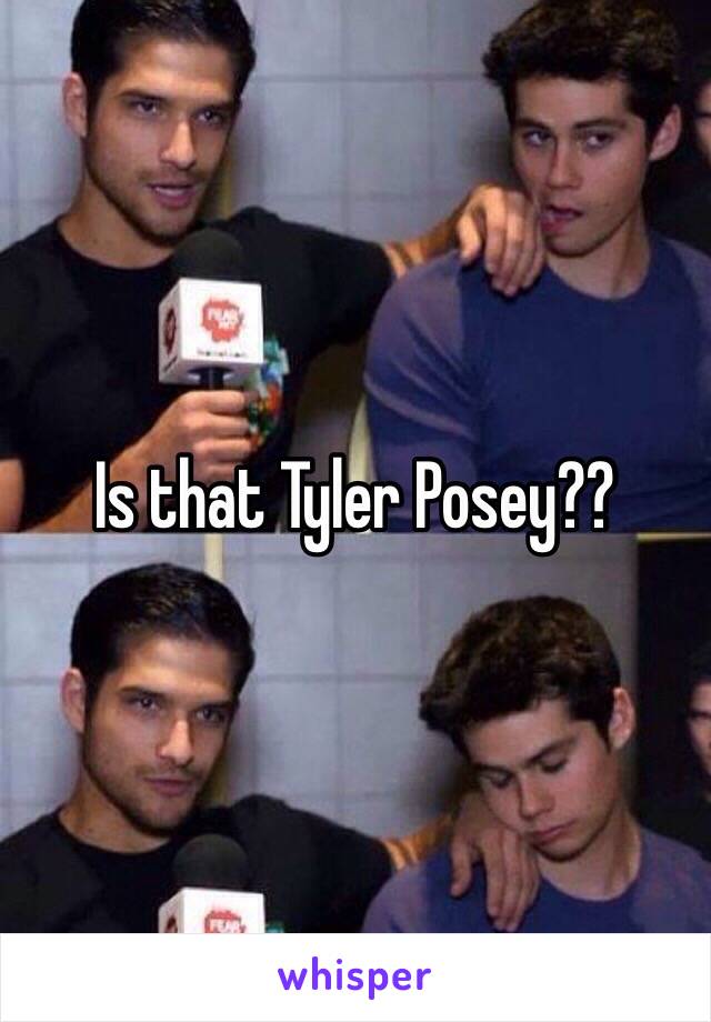Is that Tyler Posey?? 