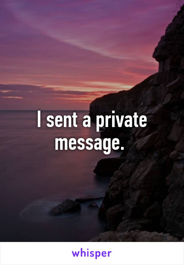 I sent a private message. 