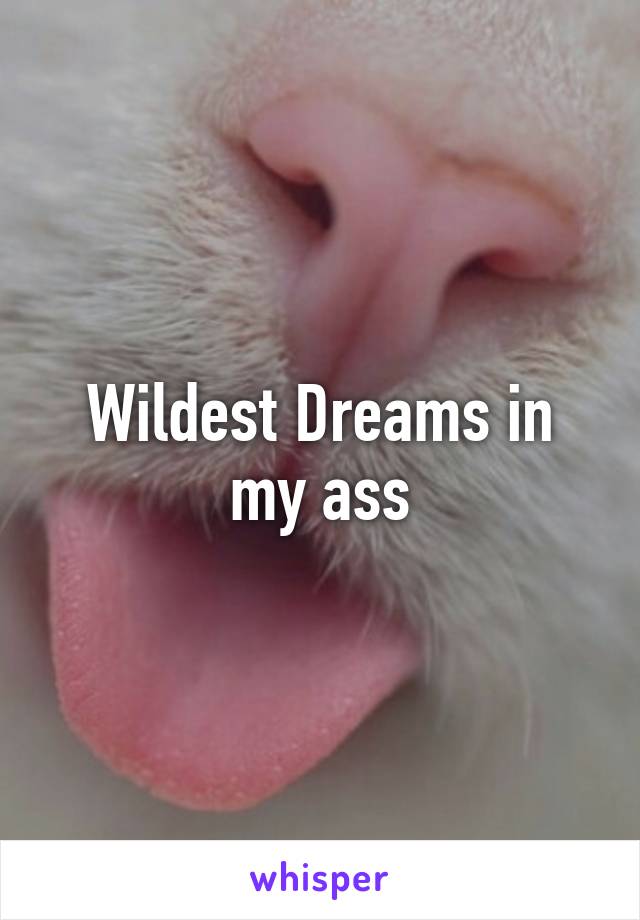 Wildest Dreams in my ass