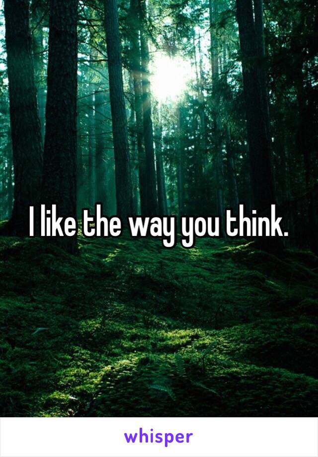 I like the way you think. 