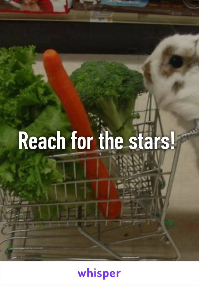 Reach for the stars! 