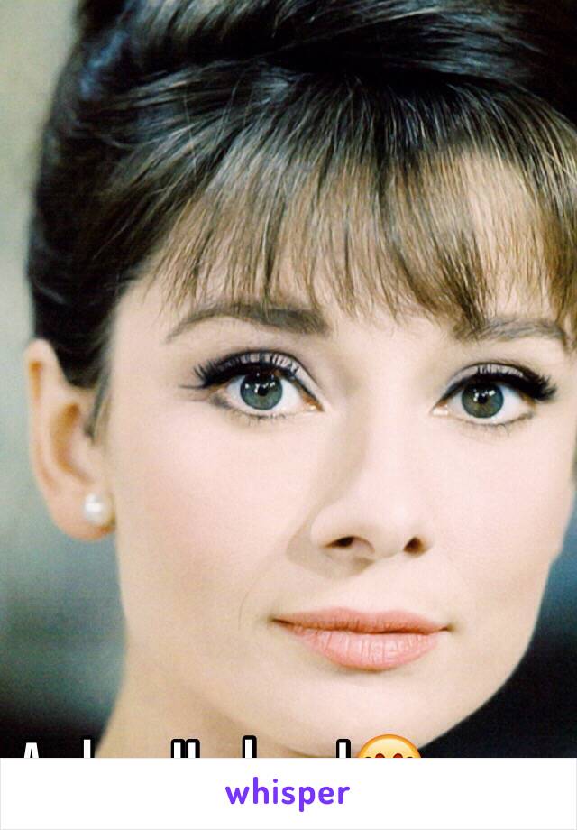 Audrey Hepburn!😍