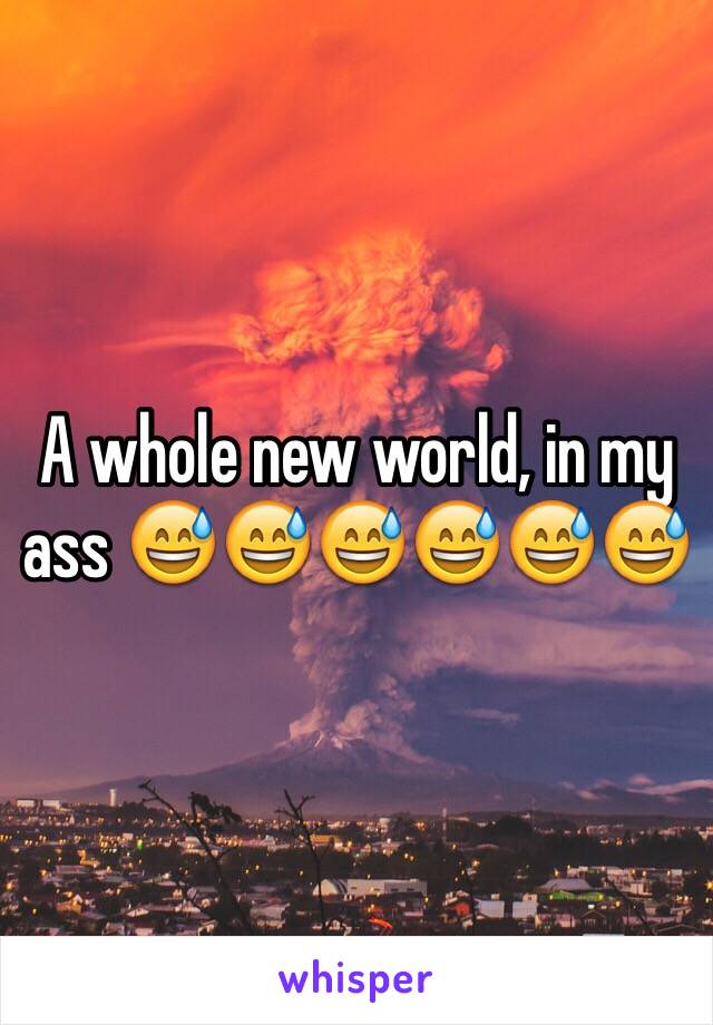 A whole new world, in my ass 😅😅😅😅😅😅