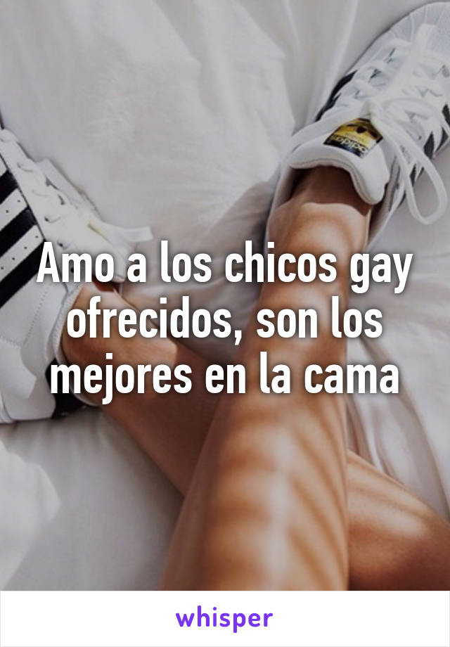 Amo a los chicos gay ofrecidos, son los mejores en la cama