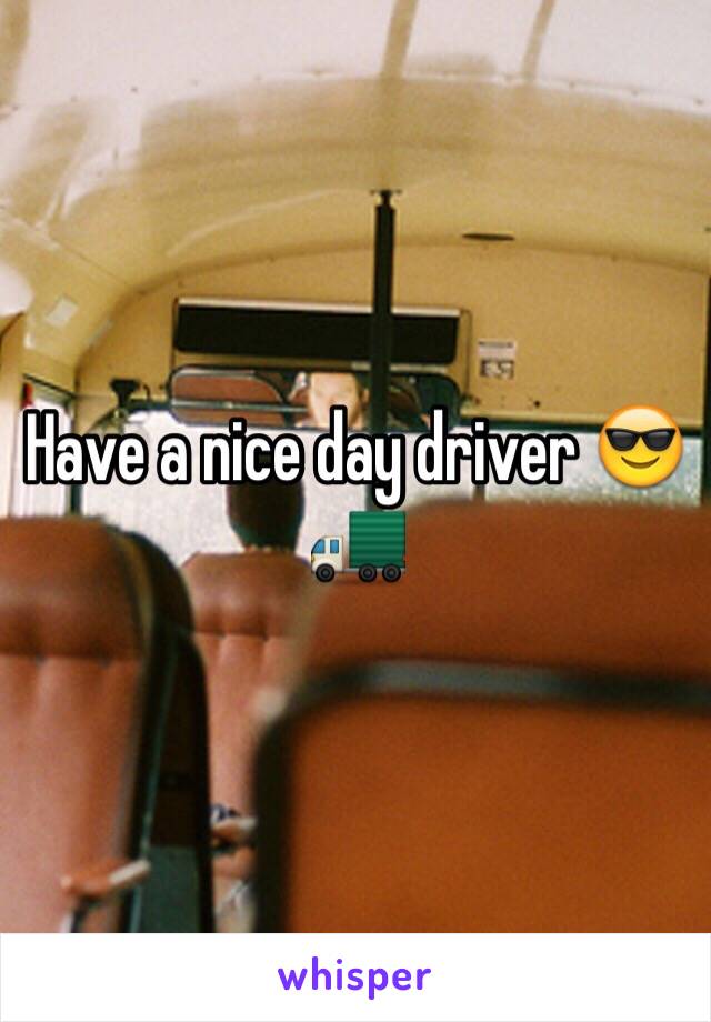 Have a nice day driver 😎🚛