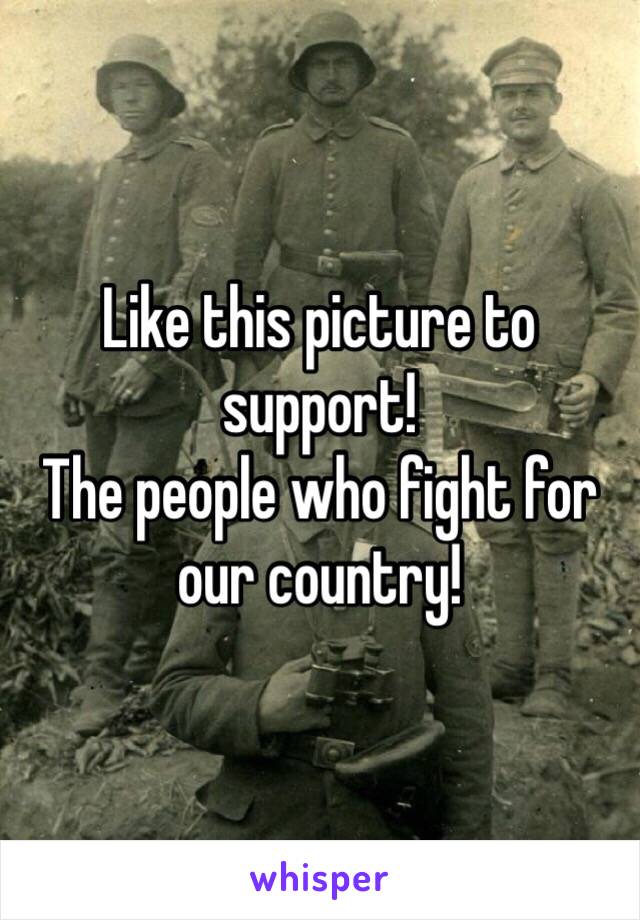 Like this picture to support!
The people who fight for our country!