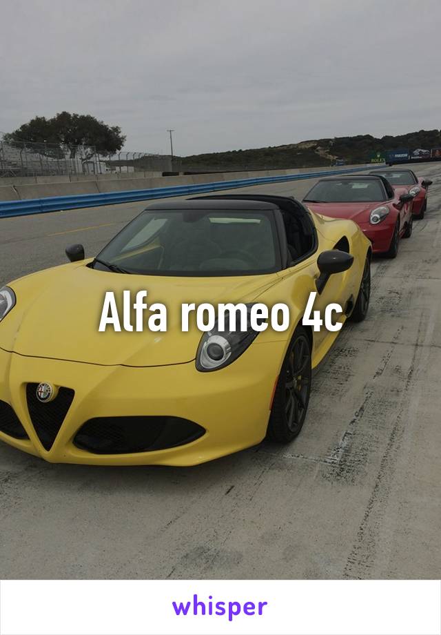 Alfa romeo 4c