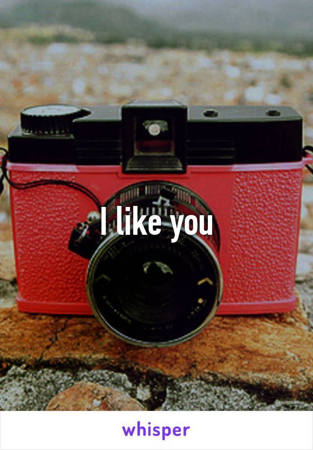 I like you