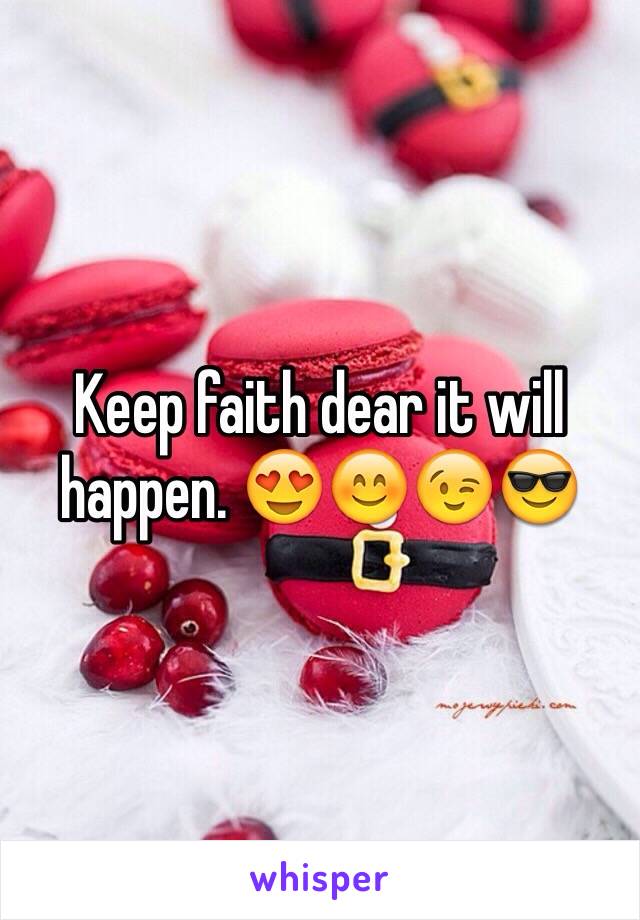 Keep faith dear it will happen. 😍😊😉😎