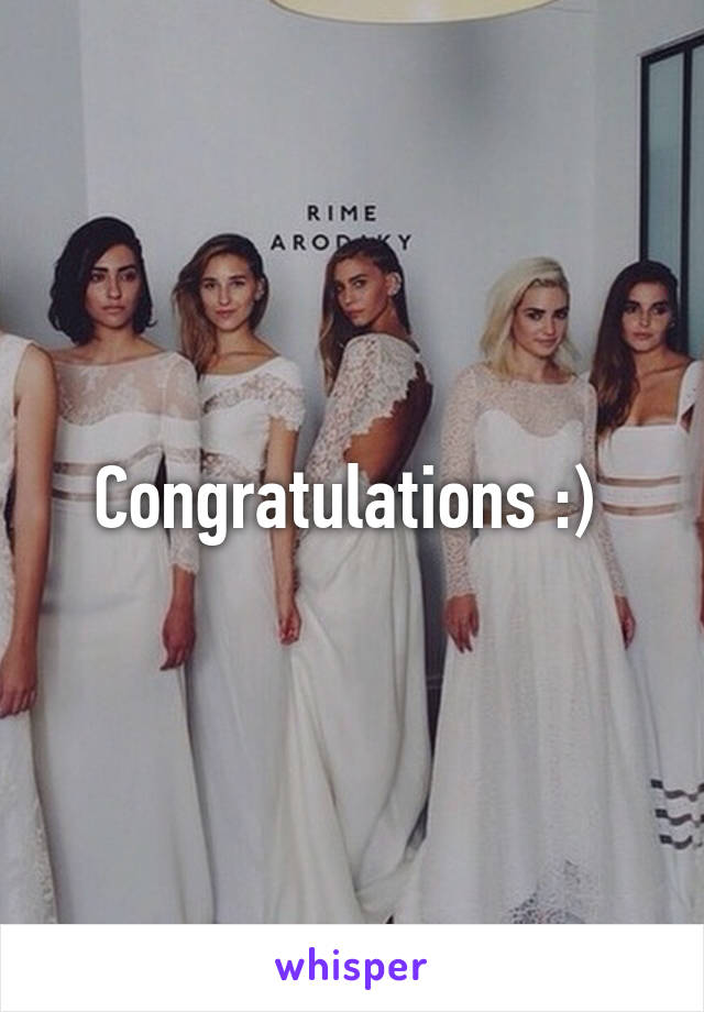 Congratulations :) 