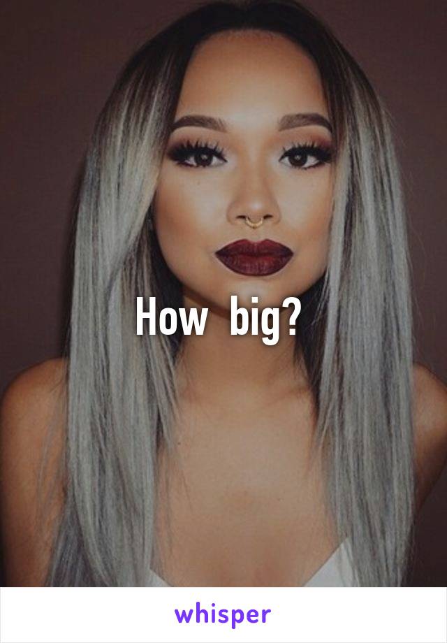 How  big? 