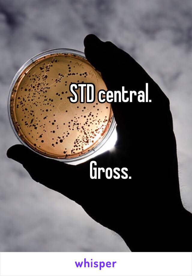 STD central. 


Gross. 