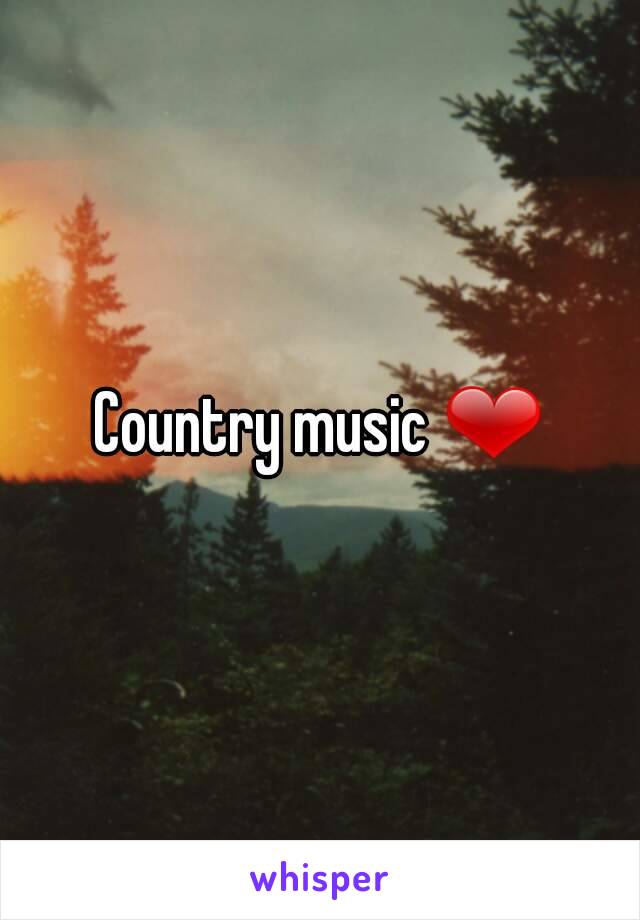 Country music ❤