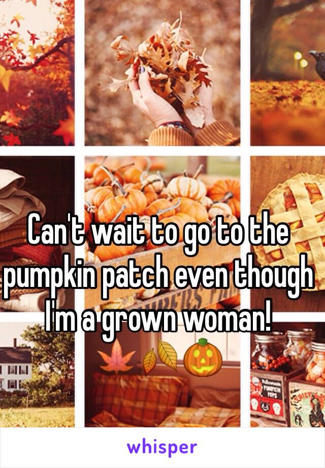 Can't wait to go to the pumpkin patch even though I'm a grown woman! 
🍁🍂🎃