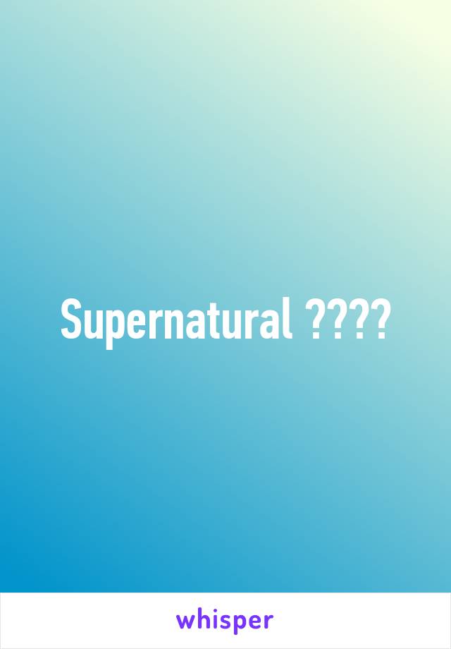 Supernatural 👌🏻👌🏻