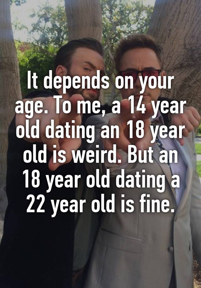 18 year old dating a 15 year old