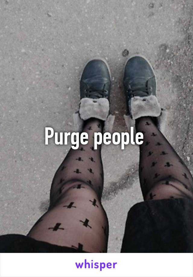 Purge people 