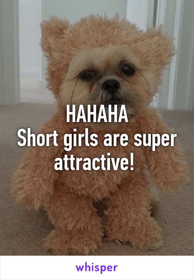 HAHAHA
Short girls are super attractive! 