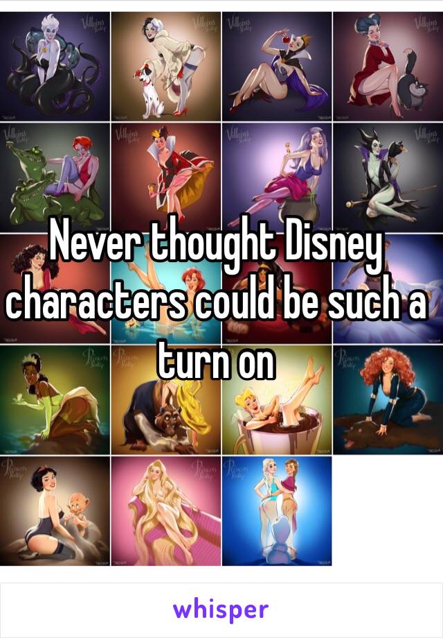 Never thought Disney characters could be such a turn on