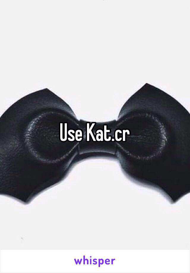 Use Kat.cr