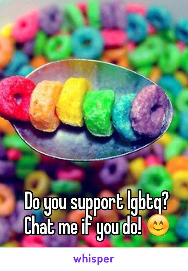 Do you support lgbtq?
Chat me if you do! 😊