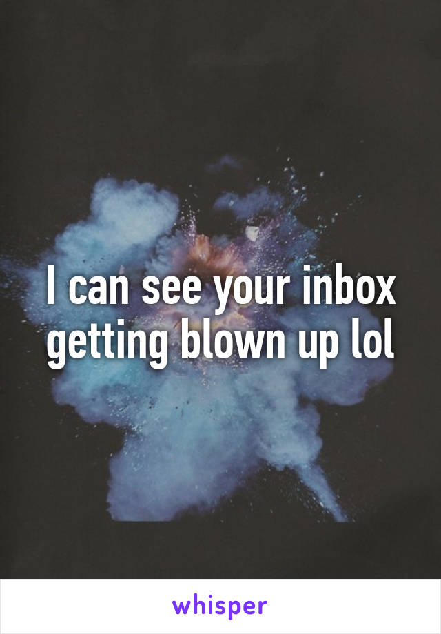 I can see your inbox getting blown up lol