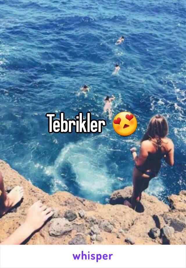 Tebrikler 😍