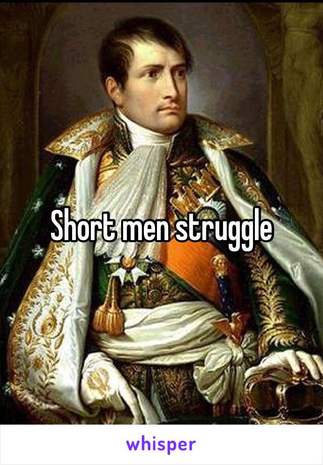 Short men struggle 