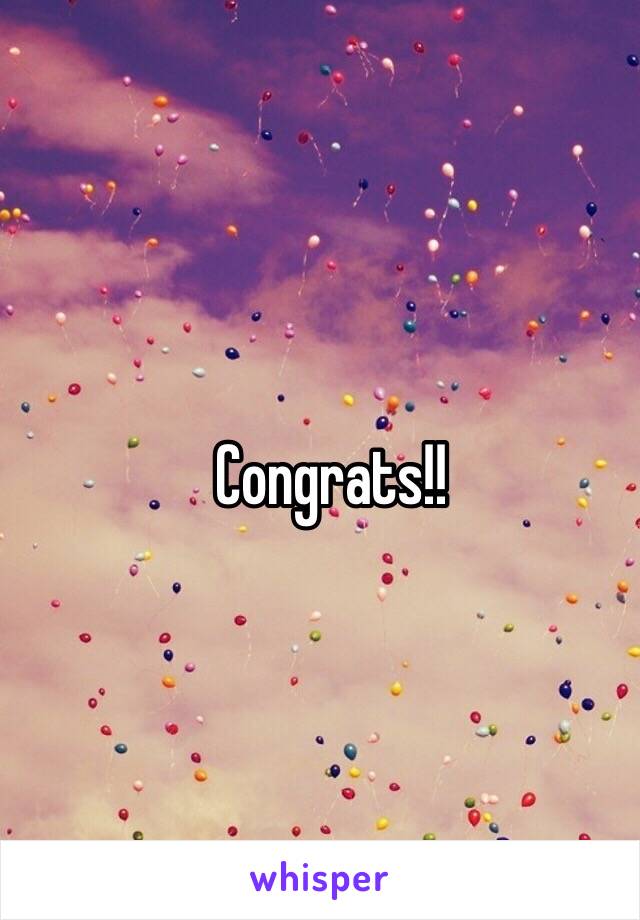 Congrats!!