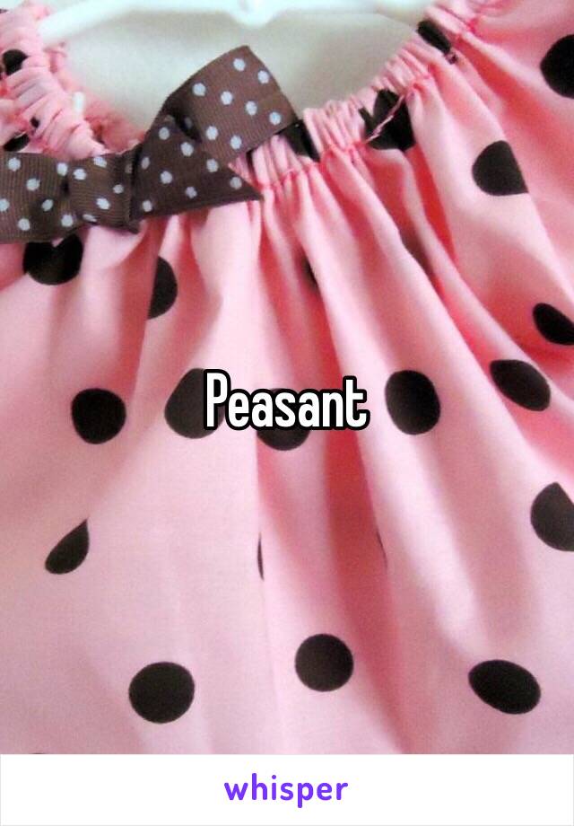 Peasant