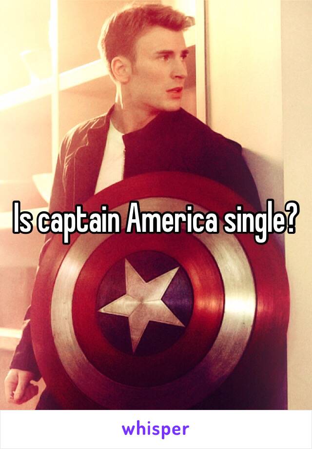 Is captain America single?