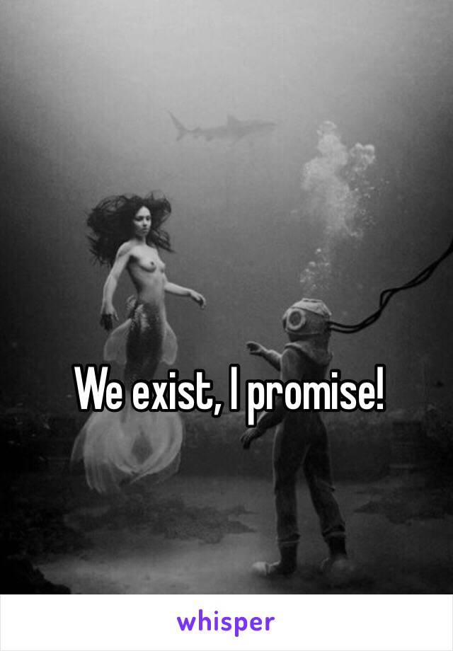 We exist, I promise!