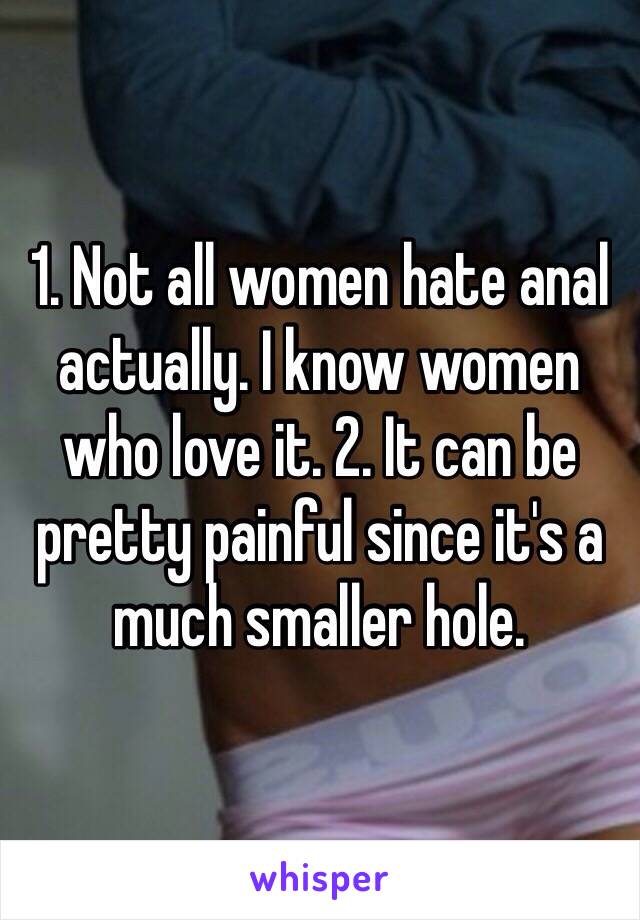 Girls Hate Anal