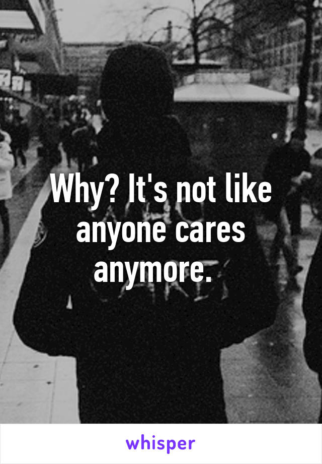 Why? It's not like anyone cares anymore.  