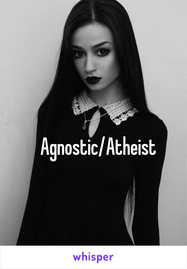 Agnostic/Atheist 