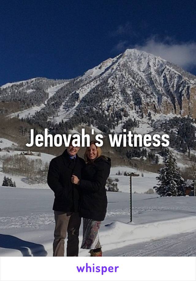 Jehovah's witness