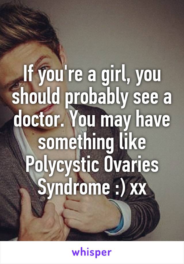 If you're a girl, you should probably see a doctor. You may have something like Polycystic Ovaries Syndrome :) xx