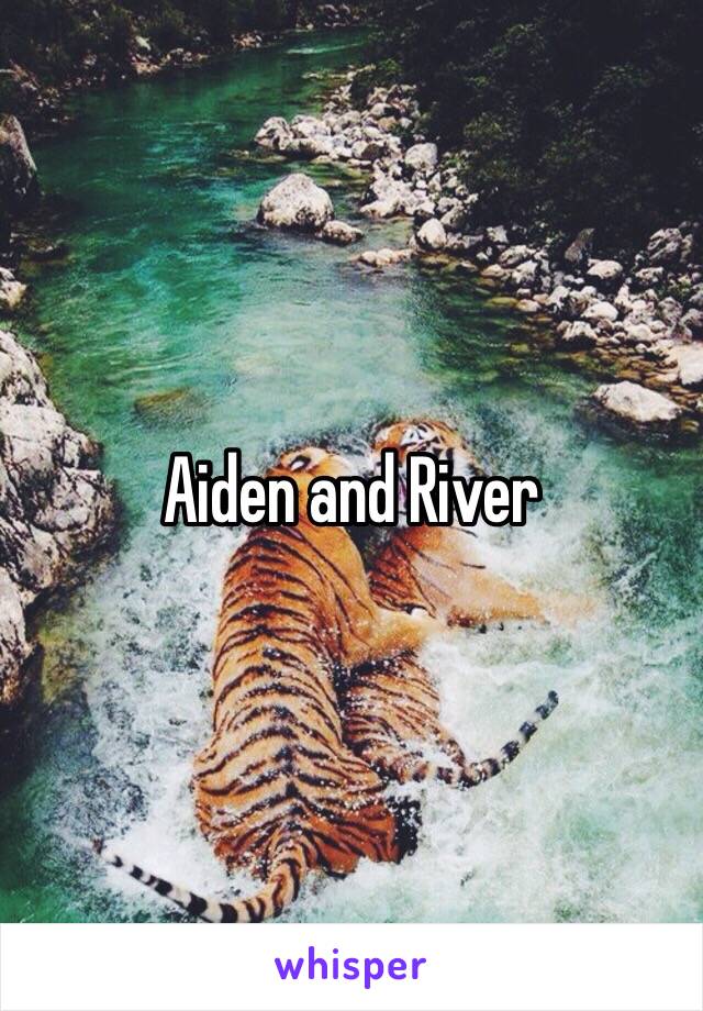 Aiden and River