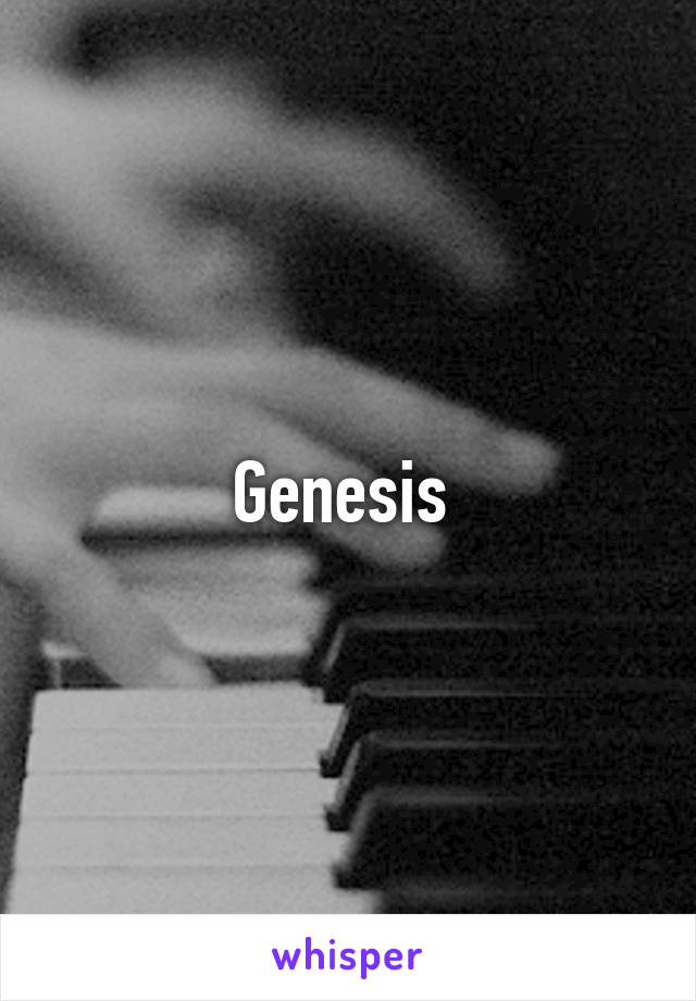 Genesis 