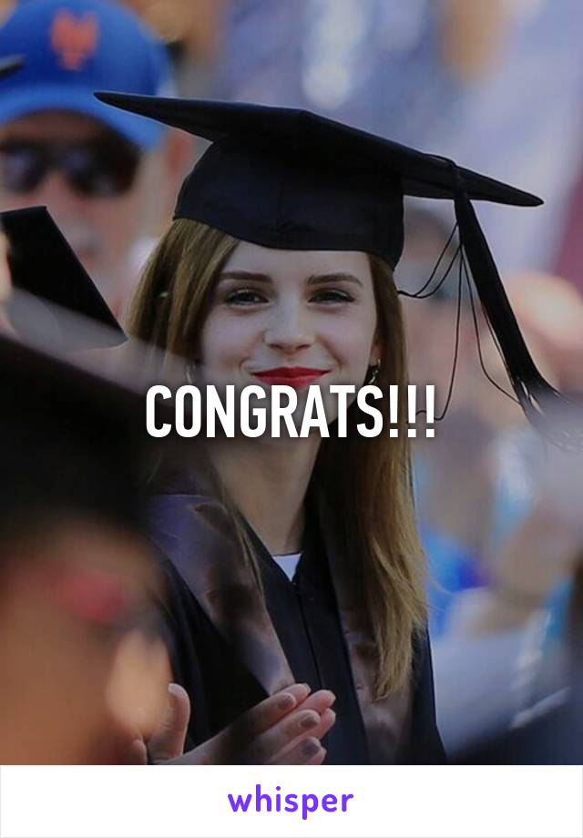 CONGRATS!!!