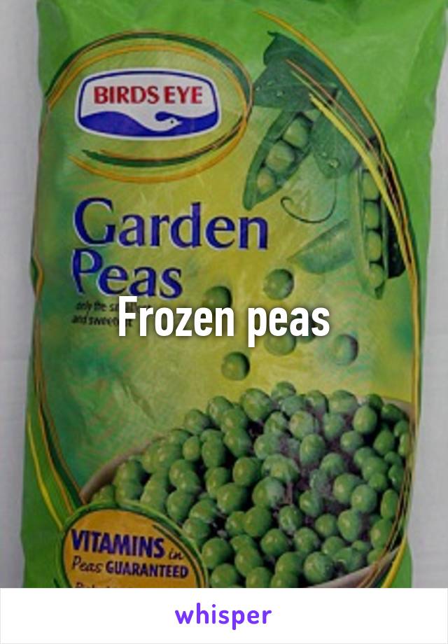 Frozen peas