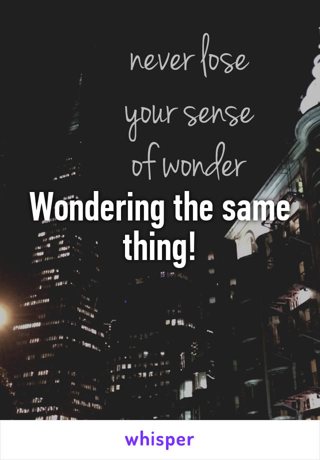 Wondering the same thing!