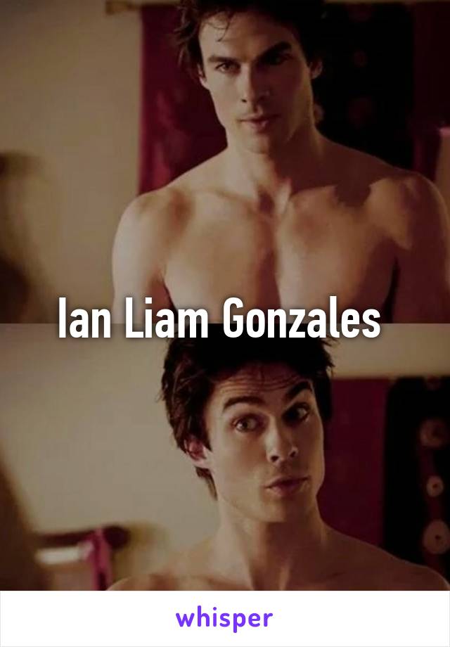 Ian Liam Gonzales 