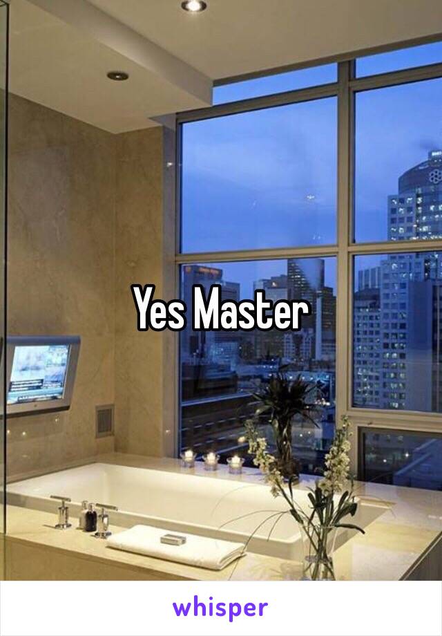 Yes Master 