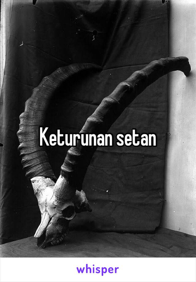 Keturunan setan