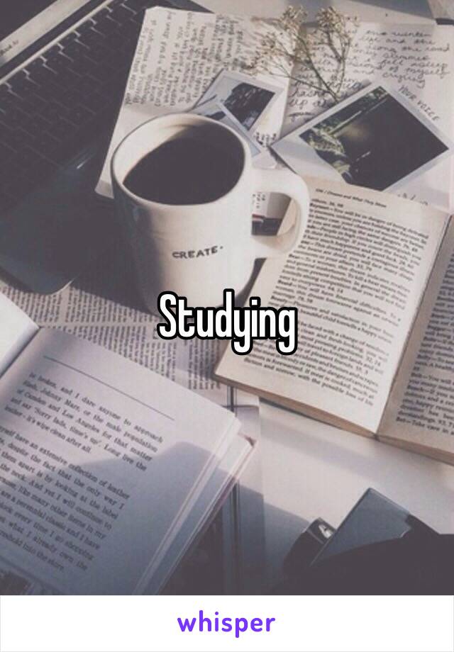 Studying 