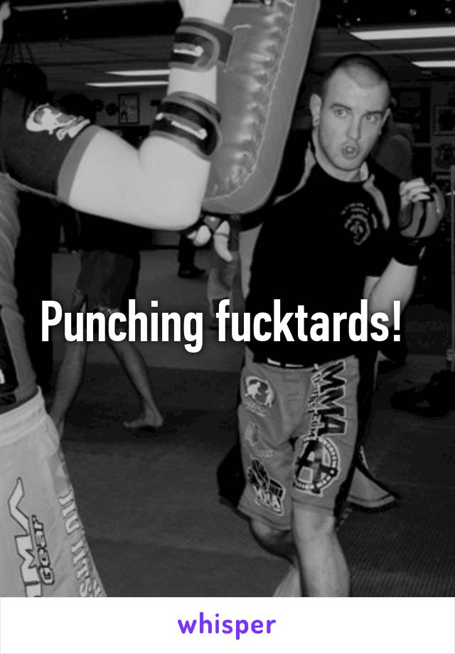 Punching fucktards! 