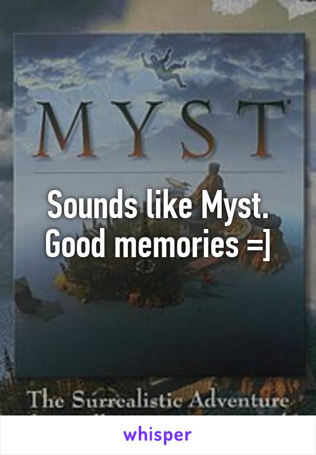 Sounds like Myst. Good memories =]