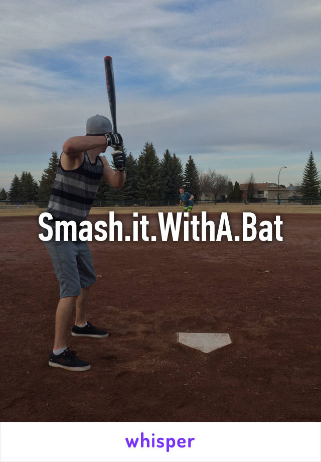 Smash.it.WithA.Bat