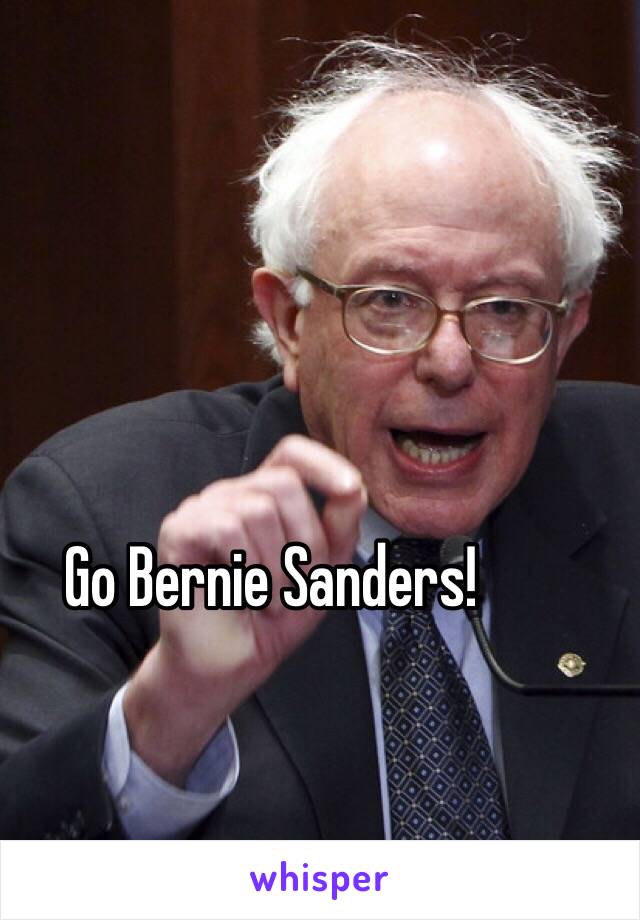 Go Bernie Sanders!